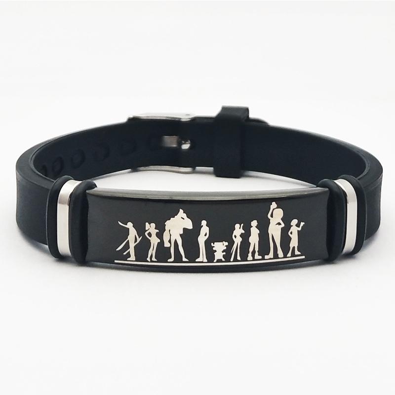 Модный унисекс цельный ремешок на запястье креативный периферийный Луффи Зоро тот же для женщин мужчин подарок на день рождения модные мультяшные ювелирные изделия аксессуары