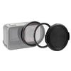 Для Insta360 Ace Pro PULUZ 52 мм УФ-фильтр для объектива, переходное кольцо с крышкой объектива (черный)