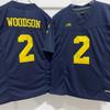 Michigan Wolverines College Football Jersey NCAA Style Embroidered Team Uniform Men Fans Sports Apparel