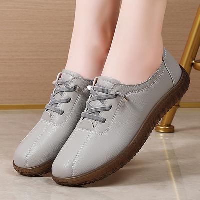 Большой размер универсальная повседневная спортивная обувь женские туфли-платформы, туфли-качалки, туфли-лоферы на танкетке, туфли-маффины