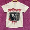 Bloody Disgusting x Майкл Майерс Двусторонняя Хоррор Футболка 100% Хлопок Мужская Одежда Топ