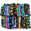 Cotton Happy Funny Socks Men Alien Planet Shark Crazy Design Sokken Unisex Novelty Dinosaur Crew Skateboard Calcetines Hombre 