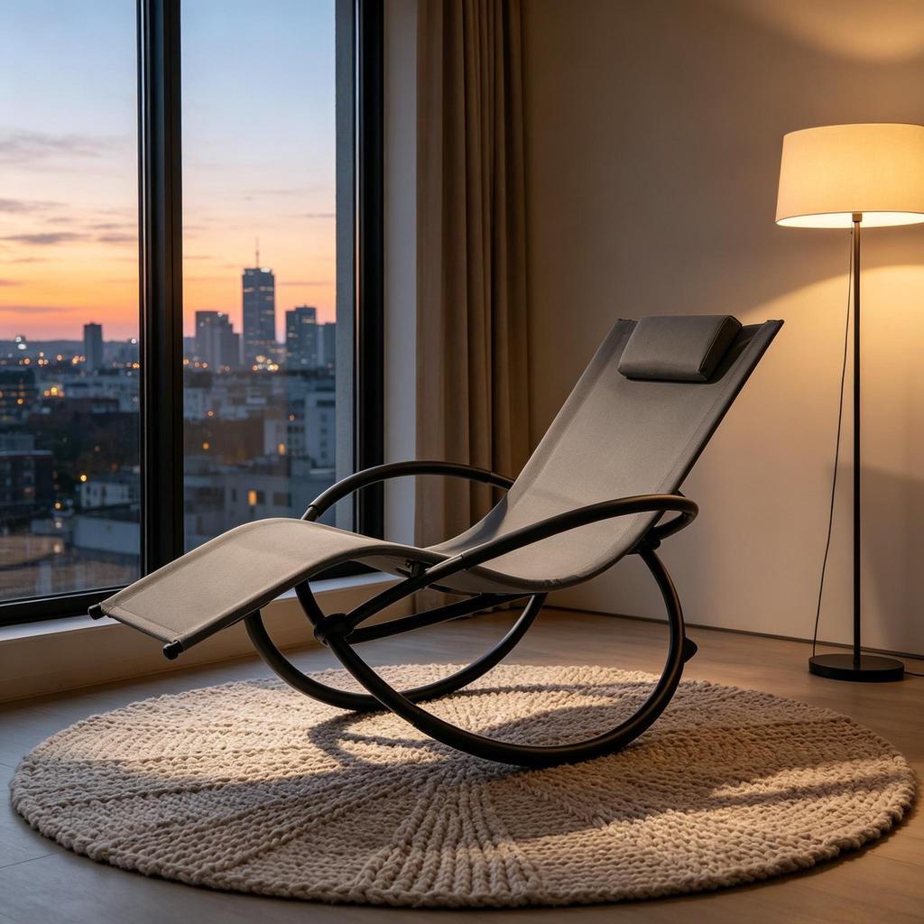 Elegant Chair, Rocking Chair, Sun Lounger Chair, Deck Chair (only with rocking chair)