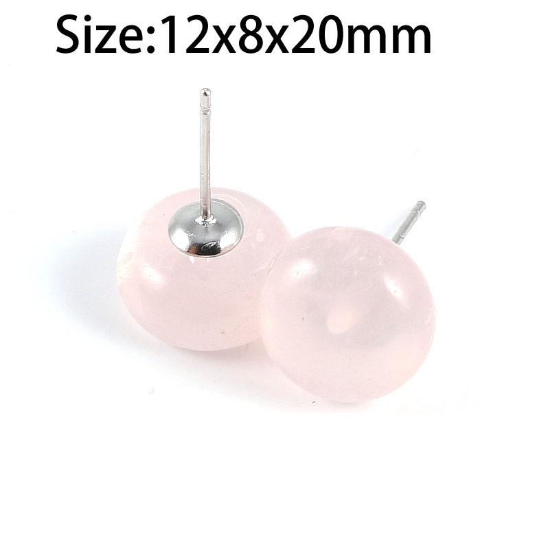 Полудрагоценная серьга