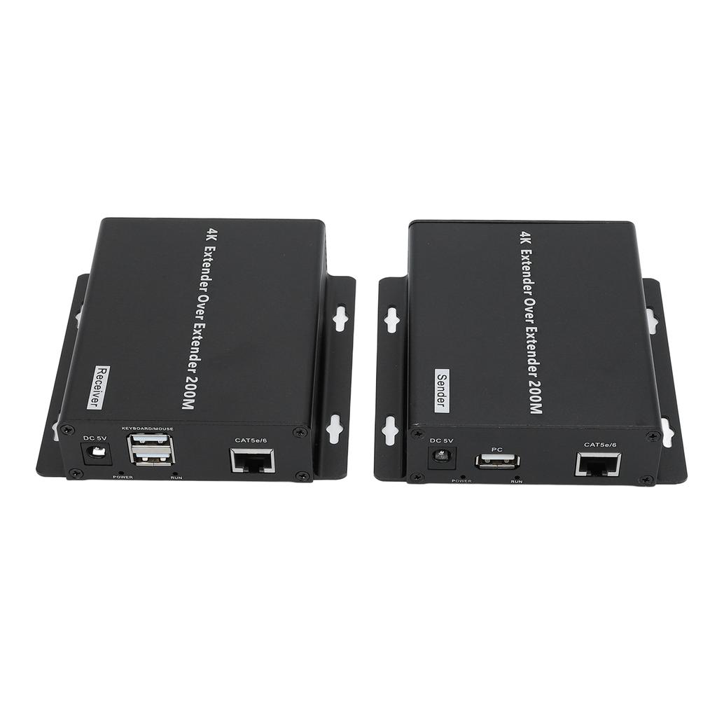 4K HD Extender Plug and Play 3840 X 2160 30 Гц KVM HD Ethernet Extender для мониторинга
