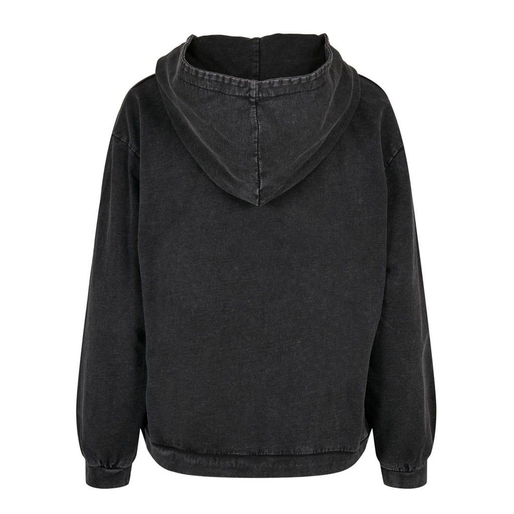 Build Your Brand Womens/Ladies Acid Wash Oversized Hoodie