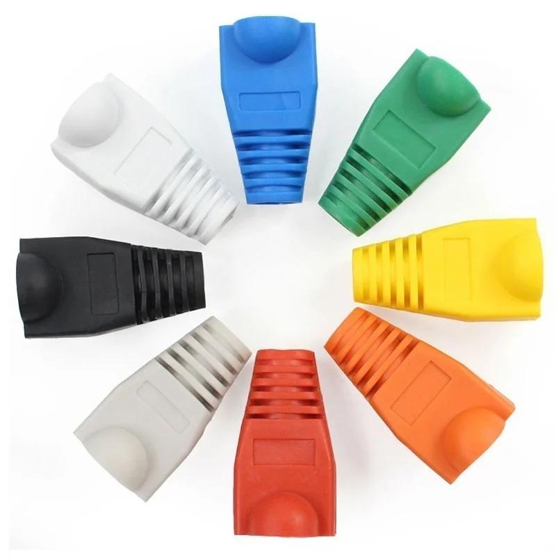 30 шт. Колпачок-коннектор RJ45 CAT5E CAT6 Колпачок для штекера Кабель Ethernet Сетевой кабель Защитный колпачок для снятия натяжения