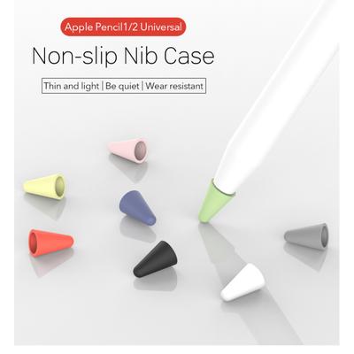 8 шт./компл. Силиконовый чехол для Apple Pencil, карманный чехол, аксессуары для iPad Pro, мягкий захват, колпачки для наконечника
