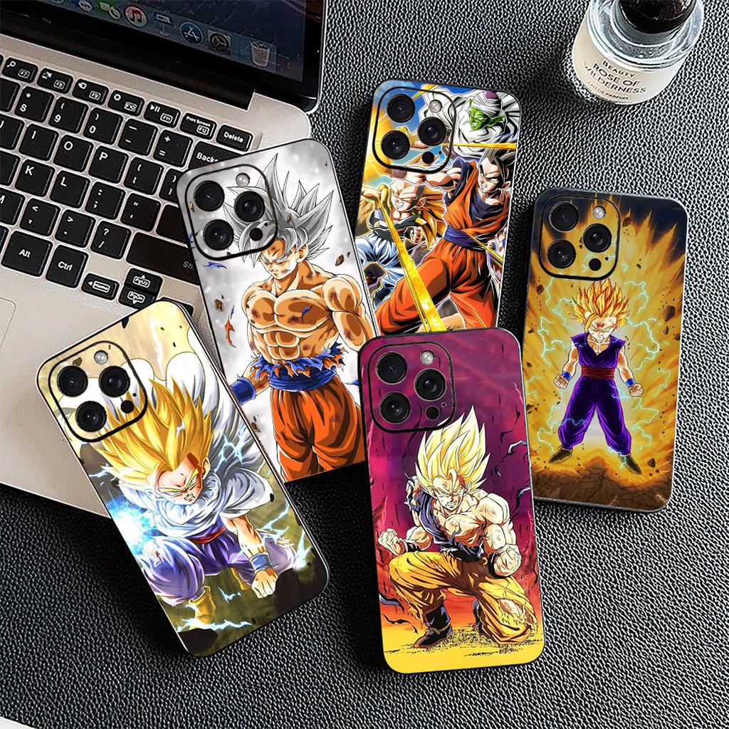 Cover for Samsung Galaxy S24 S25 S23 FE Ultra Plus S7 Edge S25+ S23+ A56 5G Phone Case Gohan Dragons Balls Son Goku DragonBall