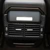 For Land Rover Range Rover Evoque 2012-2015 Carbon Fiber Rear Air Vent Outlet Frame Panel Trim Cover Car Accessories Sticker