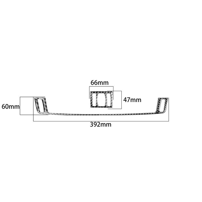 Для BMW X5 X6 F15 F16 14-18 из настоящего углеродного волокна, центральная панель для выпуска воздуха, накладка, аксессуары для салона автомобиля, салон автомобиля