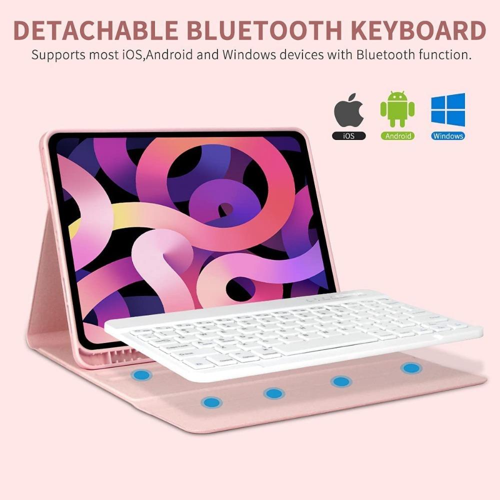 For Huawei MatePad 11 2023 Pro 11 Air 11 5S Leather Keyboard Case Bluetooth Keyboard Cover with Pencil Slot