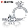 3CT Firework Cut D Color Full Moissanite Luxury женское кольцо S925 стерлингового серебра муассанит бриллиантовые обручальные кольца для женщин