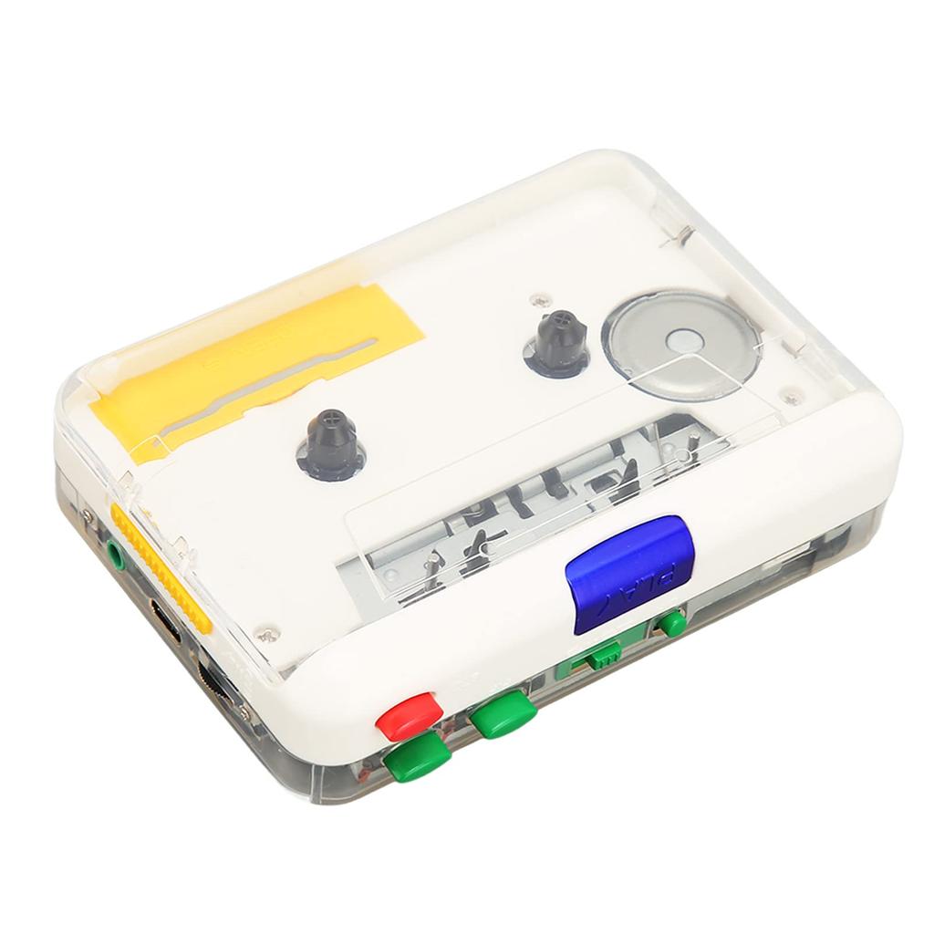 Acogedor Portable Cassette Player with Converts Old Tapes and Cassettes to Captures via Tape to MP3 Compatible with Windows and OS X Headphones, MP3,