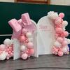 Гирлянда из пастельно-розовых шаров, арка из светло-розовых и белых шаров, набор для детского душа, гендерной вечеринки, дня рождения, свадьбы, Globos