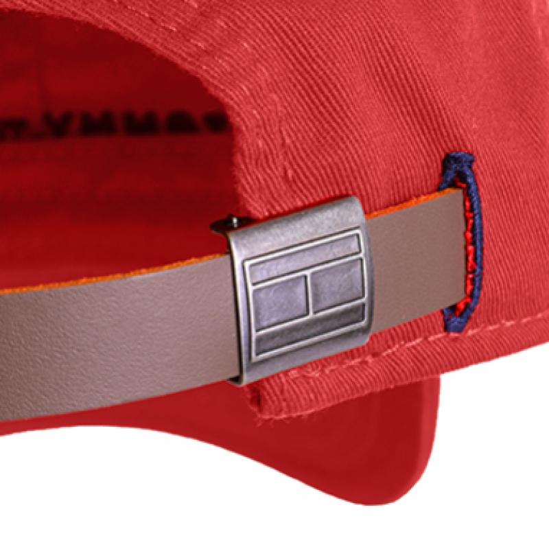 Tommy Hilfiger Кепка с логотипом Яблочно-красная 6941823 608