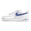 Air Force 1 Low Мужские Низкие Кожаные Скейт-Кеды Бело-Синие HQ2037-100