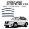 Для BMW X5 1999-2024 E53 E70 F15 G05 Аксессуары для оконных козырьков Дефлекторы для окон Козырек от дождя Козырек от солнца Дождь Дым Окно Ветровое