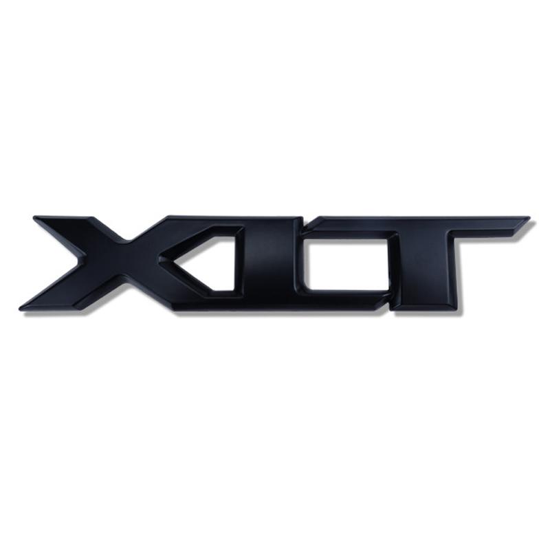 Car 3D Metal XLT Logo Letter Trunk Body Badge Emblem Decals Sticker For Ford F150 F-150 Ranger T6 XLT Decoration