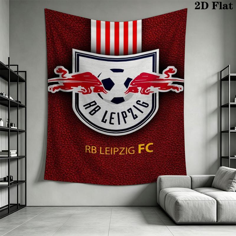 RB Leipzig Wall Tapestry Aesthetic Wall Hanging Printed Fabric Blanket Decorative Tapestries for Bedroom Living Room Home Decor