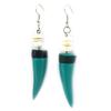 Les Trésors De Lily [M4185] - Turquoise 'Kilimanjaro' Designer Earrings