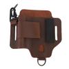 Belt Tool Bag Leather Multifunctional Portable Waist Tool Pouch for Outdoor Adventure Tackling
