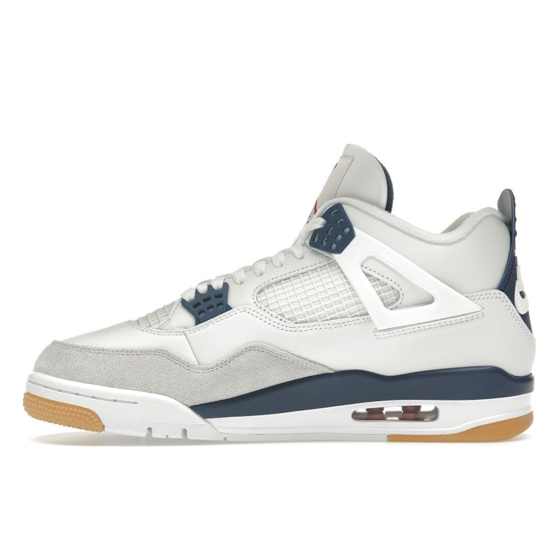 Air Jordan 4 Retro SP Navy Unisex Sneakers White Summit-White Neutral-Grey DR5415-100