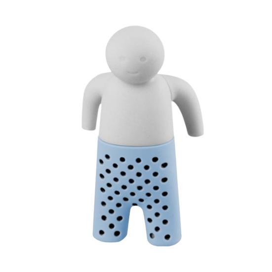 Подвесной силиконовый заварник для чая, тонкая сетка, мужская форма, пищевой класс, листовой чай, более крутой фильтр, ситечко для чайной, кухонные принадлежности