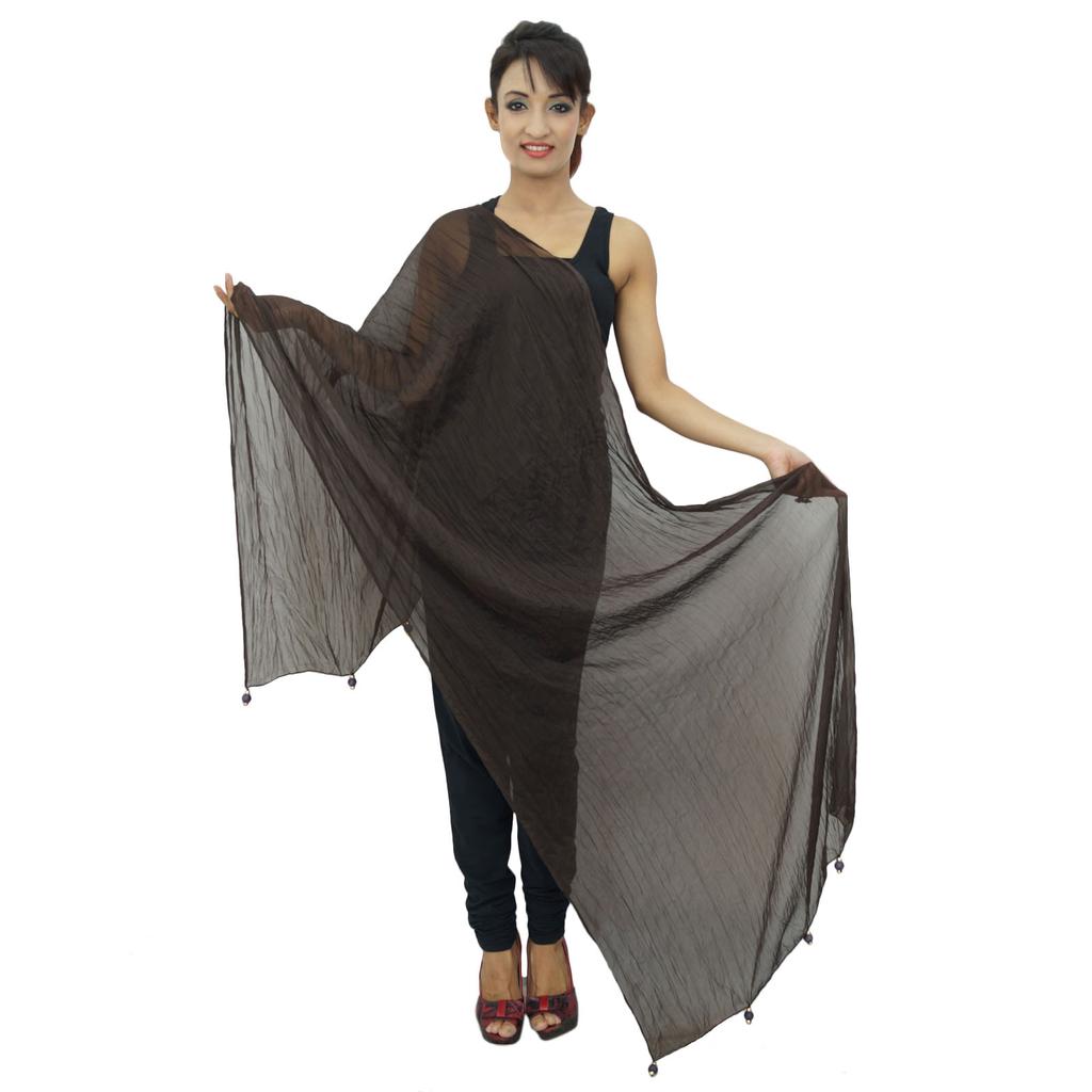 Длинные палантины с запахом на шею из шифоновой смеси Dupatta Women Chunni Indian Scarves