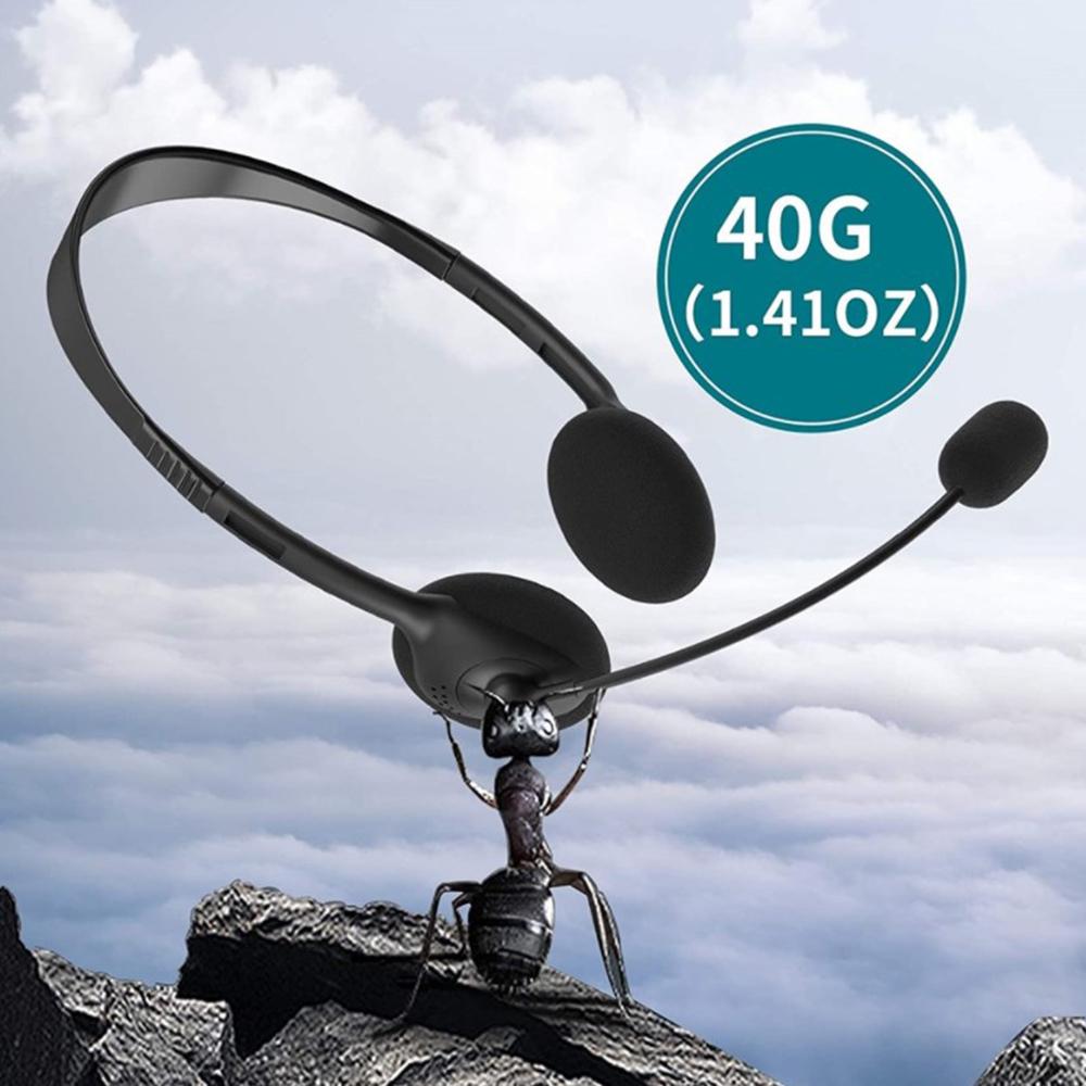 Колл-центр Clear Voice Офис Школьный ПК Игровой компьютер с микрофоном USB Проводная компьютерная гарнитура Регулятор громкости Шумоподавление