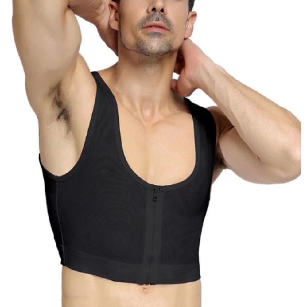Поднимите спину Мужское корректирующее белье для груди Фитнес Майка на тонких бретелях Моделирующее плотное нижнее белье Свадьба