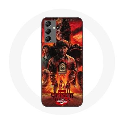 Чехол - Maniacase - Samsung Galaxy A14 5G - Гибкий - Черный - Очень странные дела 5 сезон