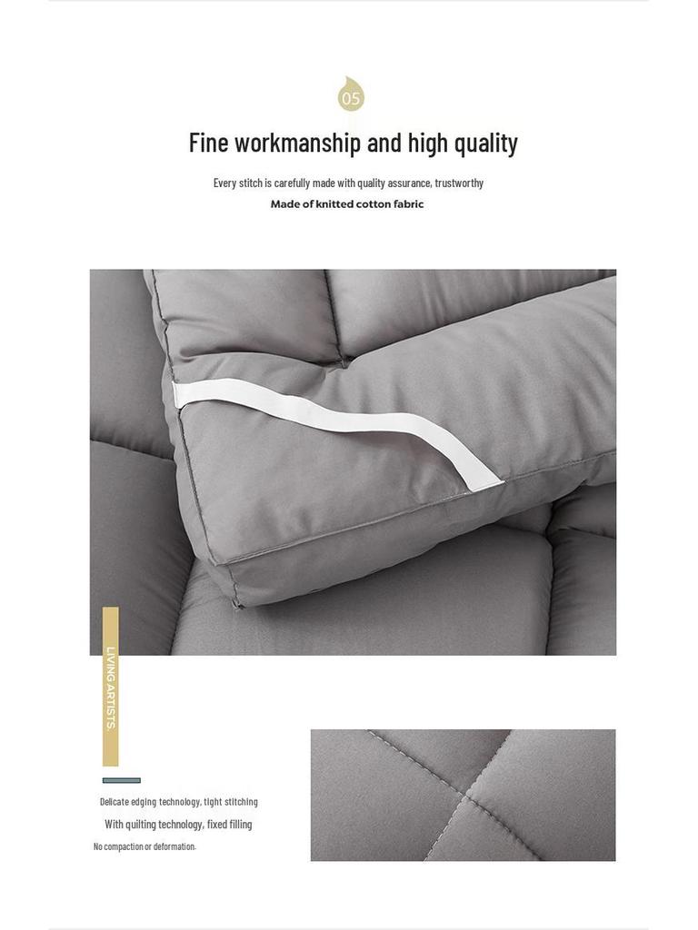 Three-Dimensional Down-Like Mattress Pad - Hotel Quality, Thick, for Dorms, Singles & Doubles, Lamb Wool