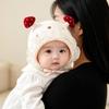 Windproof Baby Earflap Hat Earflap Mushroom Lace Hat New Newborn Baby Hat  Outdoor Wear