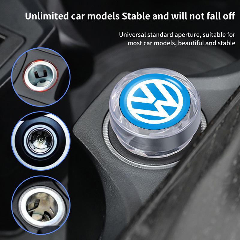Car Cigarette Lighter Dust Cover Dustproof Cap Accessories For Volkswagen VW Scirocco Jetta Beetle Golf 4 5 6 Passat Polo B5 zk7