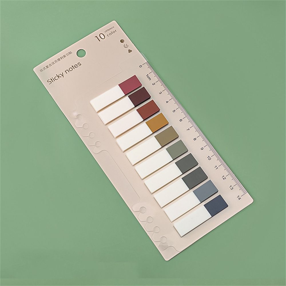 School Supplies Markers Paper Index Stickers Colorful Sticky Notes Flags Tabs Label Note Memo Pad