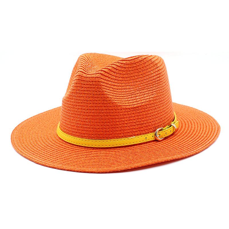 Травяной зеленый модный повседневный универсальный большой плоский верх шляпа дорожная пляжная солнцезащитная панама шляпа от солнца