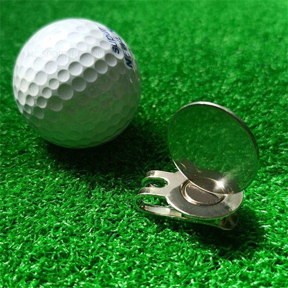 Metal Sport Tool Golf Ball Markers Golf Hat Clip Golfs Balls Position Markers Golf Visor Cap Clips