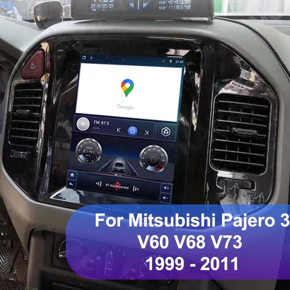 9,7-дюймовый Android для Mitsubishi Pajero 3 V60 V68 V73 1999 - 2011 Carplay автомобильный радиоприемник мультимедийный плеер GPS навигация WIFI 2 Din
