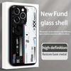 Закаленное стекло с игровым рисунком, чехол для мобильного телефона, подходит для iPhone 17/16/15/14/13/12/11 Pro Max, полноразмерный, защита от падений