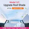 Солнцезащитные шторки для Tesla Model Y Juniper LAUNCH Model 3 Highland 2025 2026 Ледяная ткань Ремень Солнцезащитные очки Передние Задние Люк на крыше