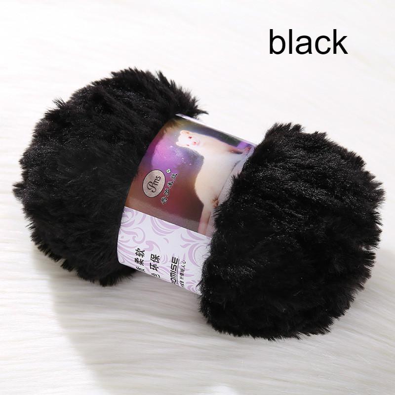 50 г/рулон шерстяной пряжи ручной работы, шарф, свитер, связанный крючком, толстая бархатная нить, шерстяная пряжа «сделай сам»