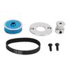 RC Belt Drive Gear Set for TTO2 Remote Control Car, 57T Belt Teeth, Applicable To TT02 Remote Control Car