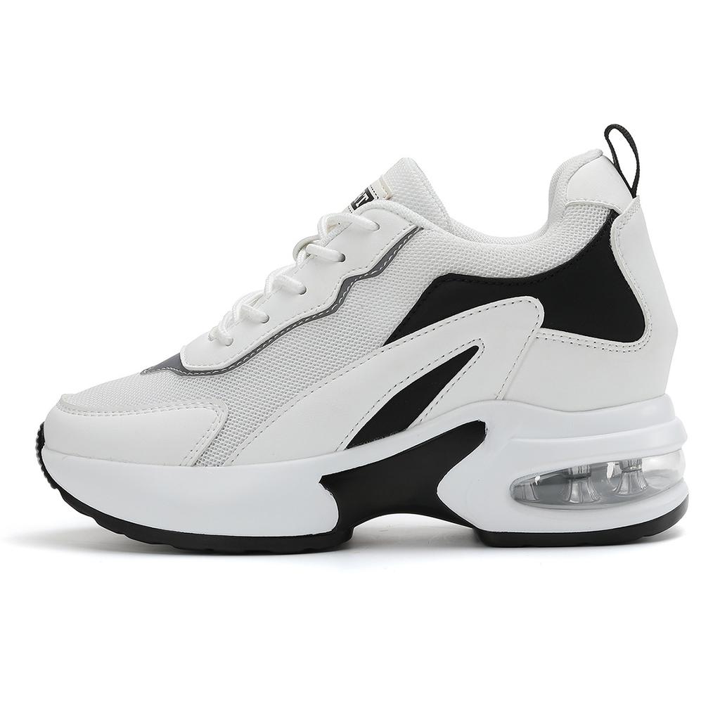 Весенние новые женские туфли на платформе с воздушной амортизацией, универсальные удобные повседневные туфли, женская спортивная обувь больших размеров