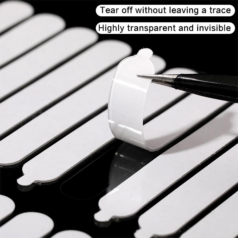 Клейкая лента для ногтей, накладные ногти, демонстрационный стенд, клей, двухсторонний, наклеенный, практическое шоу, квадратный, круглый, сильный липкий клей, наклейка