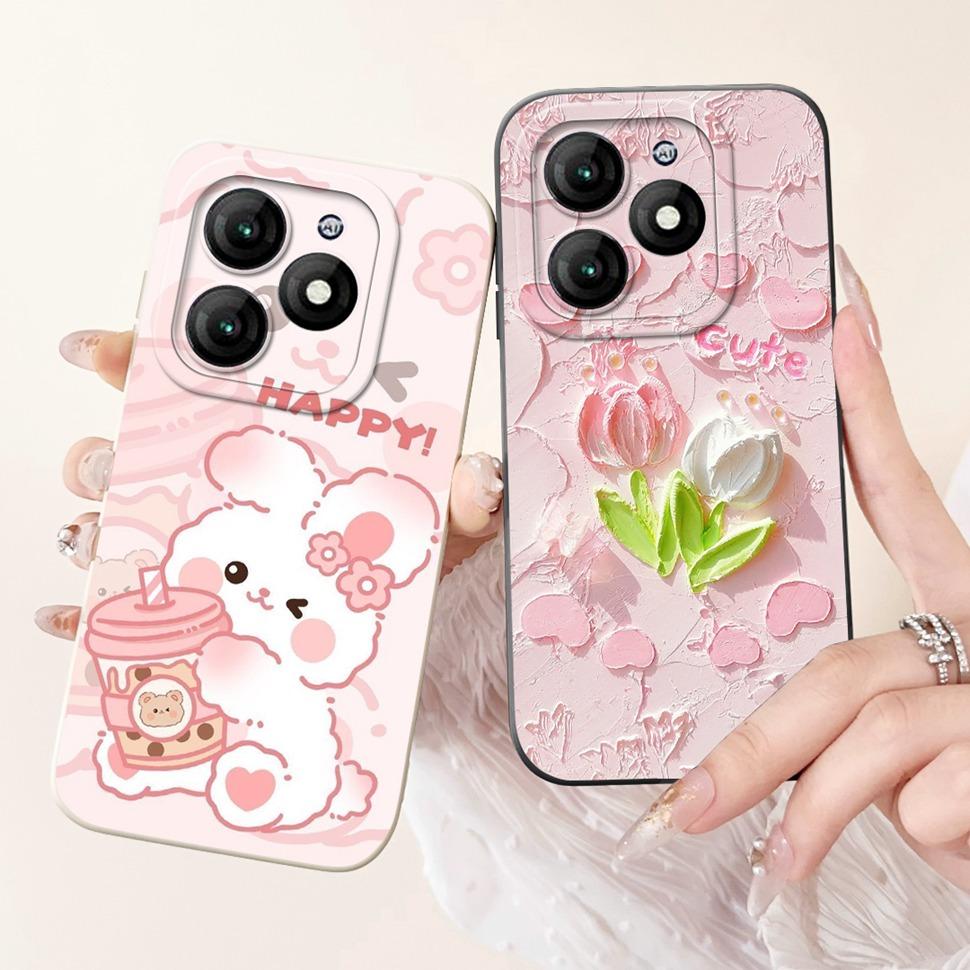 Чехол для ITEL A70 A665L Роскошный чехол-крышка с рисунком панды Силиконовый мягкий ТПУ Чехол для телефона Для ITEL A 70 A 80 A70 A80 Ударопрочный задний чехол