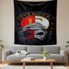 Feyenoord Logo with Mask Design Patterned Tapestry Decorative Wall Hanging, Home Bedroom Living Room Decor