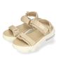 Oriental Traffic OT3216 Beige Casual Sandals with Volume Double Sizes Women's Sole, Strap, 23.0cm-23.5cm