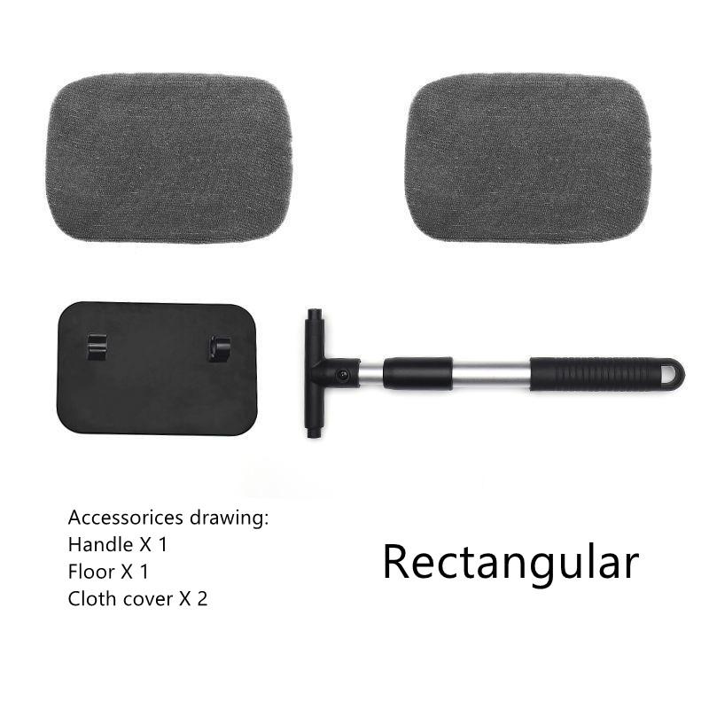 Телескопический очиститель стекол автомобиля Инструменты для чистки лобового стекла Щетка для мытья стекла Моечная штанга Автомобильные аксессуары