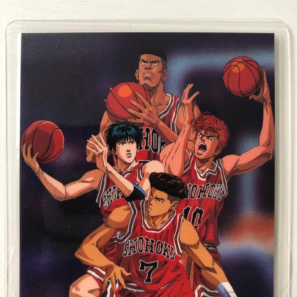Использованная ламинированная карточка Slam Dunk от Toei, карточка из фильма